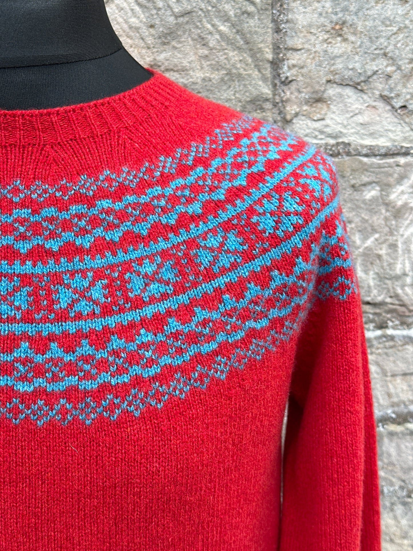 SALE New Harley Of Scotland Fairisle In Jasper & Utopia
