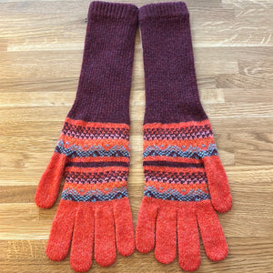 Green Grove Weavers Long Scottish Fairisle Glove