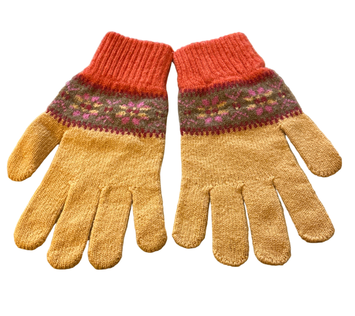 Green Grove Weavers Islay Gloves In Honey