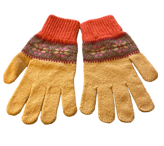 Green Grove Weavers Islay Gloves In Honey