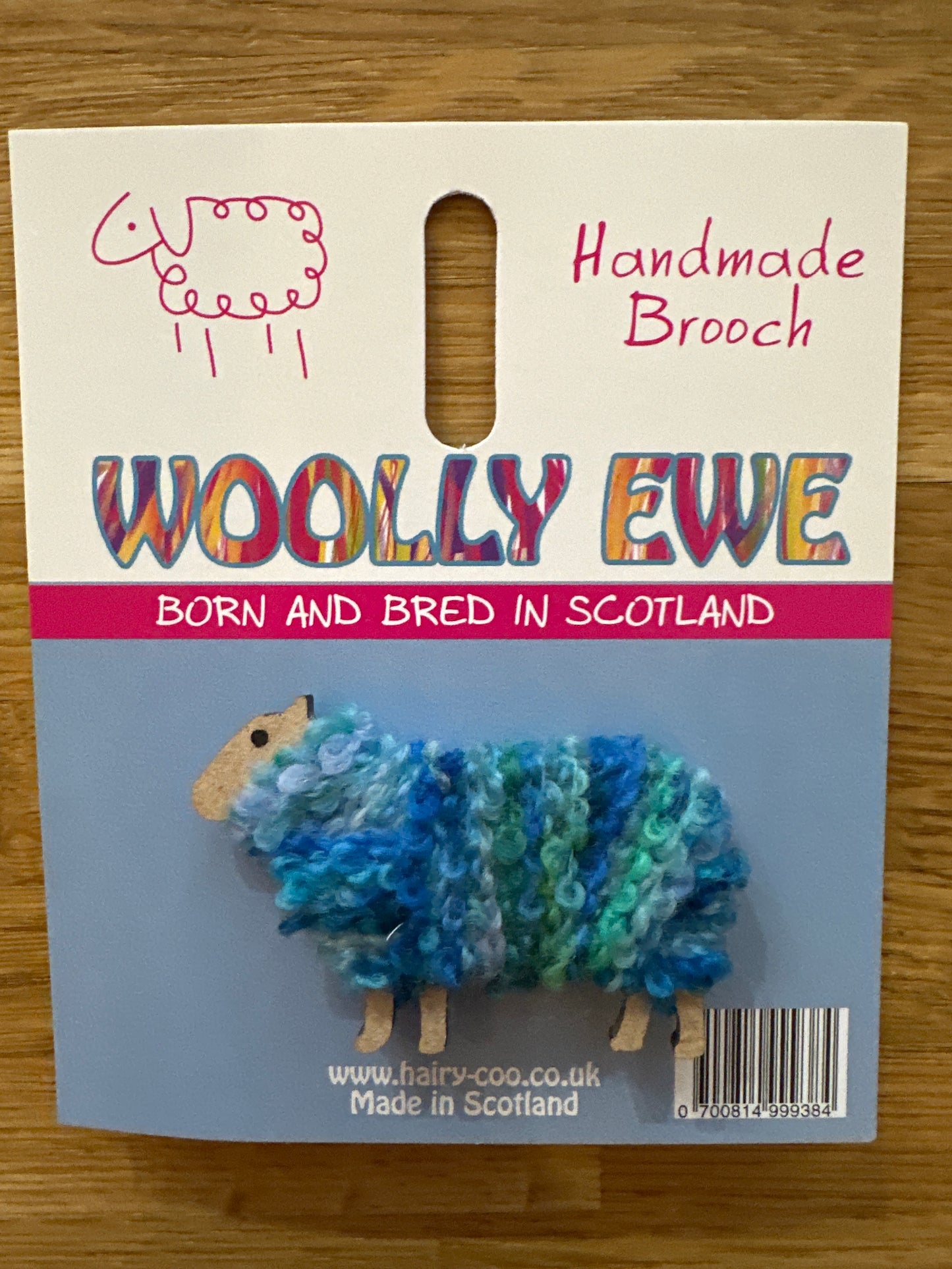Woolly Ewe Scottish Brooch