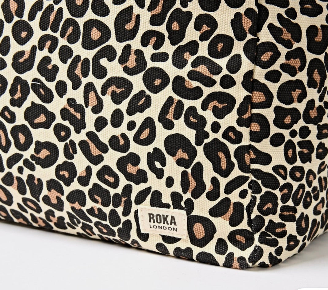 Roka Sloane Shoulder Bag In Savannah Leopard Print