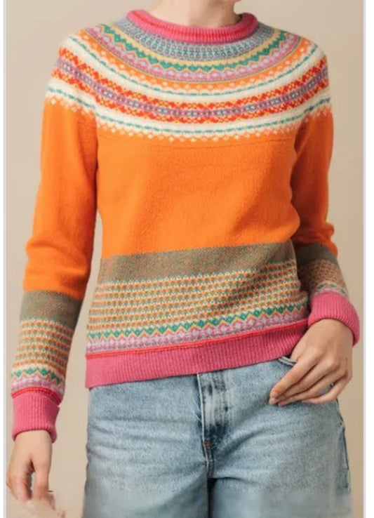 New Eribe Alpine Sweater Fairisle In Dazzle