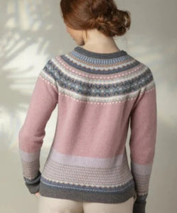 New Eribe Alpine Sweater Vintage Pink