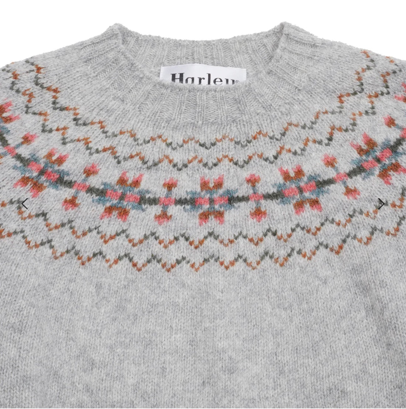New Harley Of Scotland Fairisle In Silver