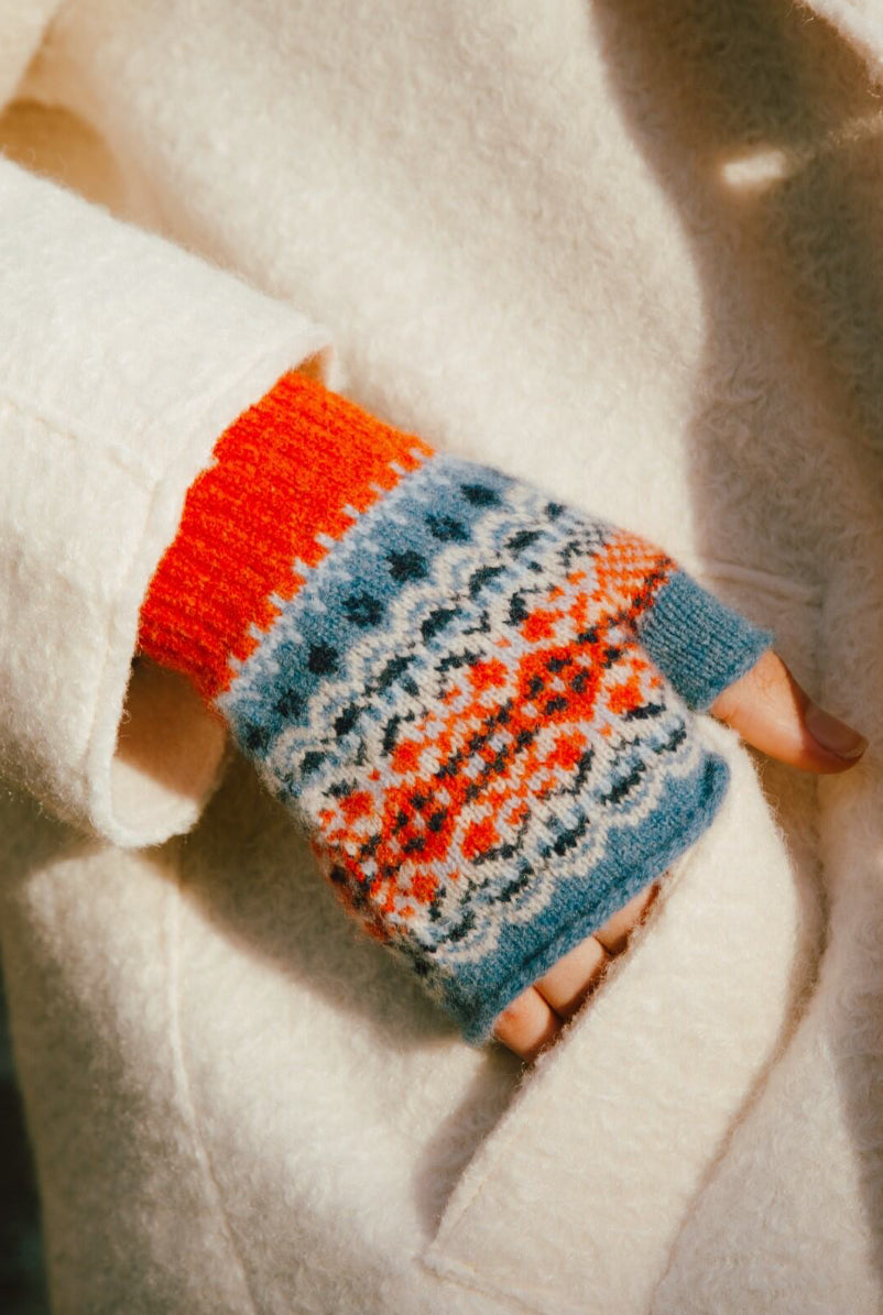 Eribe Alloa Open Mitt In Gorgeous Blue-Bella