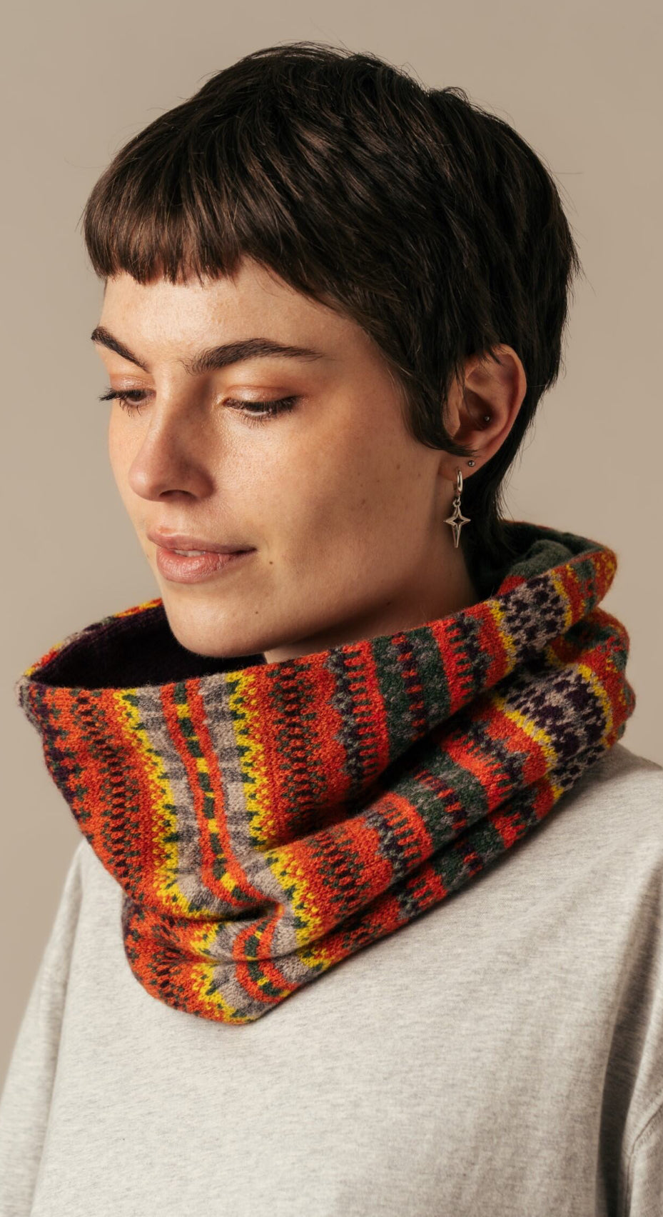 New Eribe Stobo Snood In Harissa