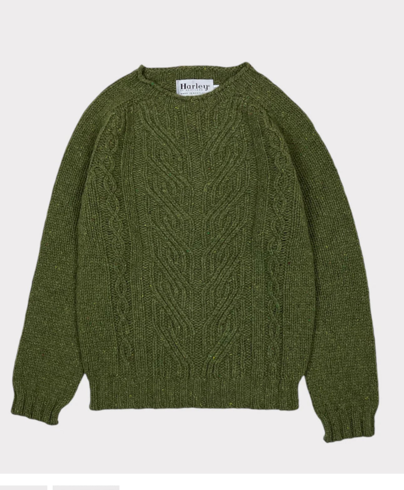 Harley Of Scotland Wool Nep Twist Sweater in Raasay
