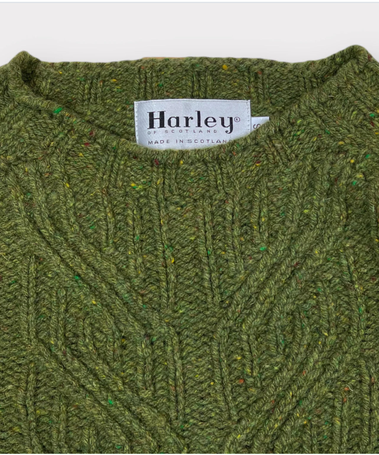 Harley Of Scotland Wool Nep Twist Sweater in Raasay