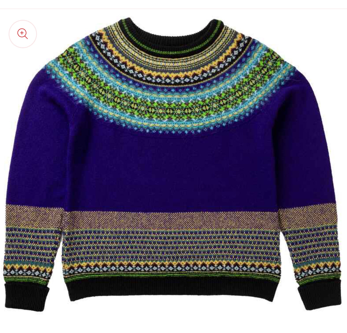 Eribe Alpine Sweater Fairisle In Sirius