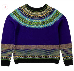 Eribe Alpine Sweater Fairisle In Sirius