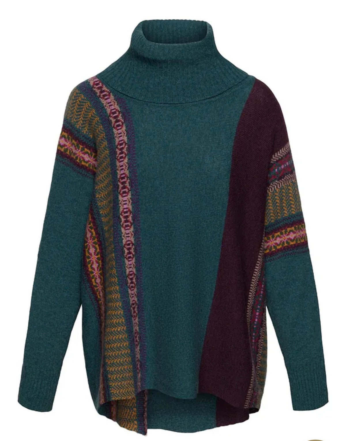 Eribe Montrose Cowl Sweater In Hunter