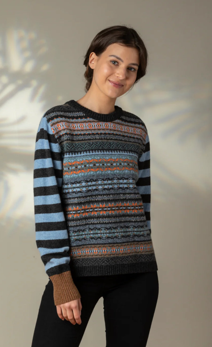 New Eribe Stobo Fairisle Sweater In Phoebe
