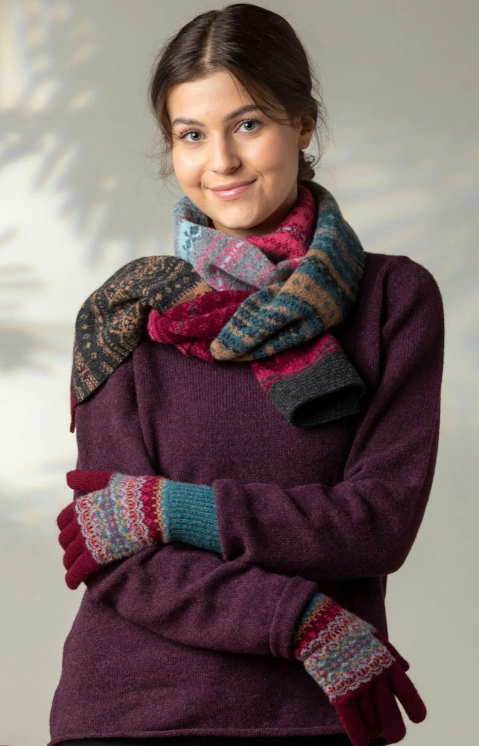 New Eribe Knitwear Alloa Glove In Velvet