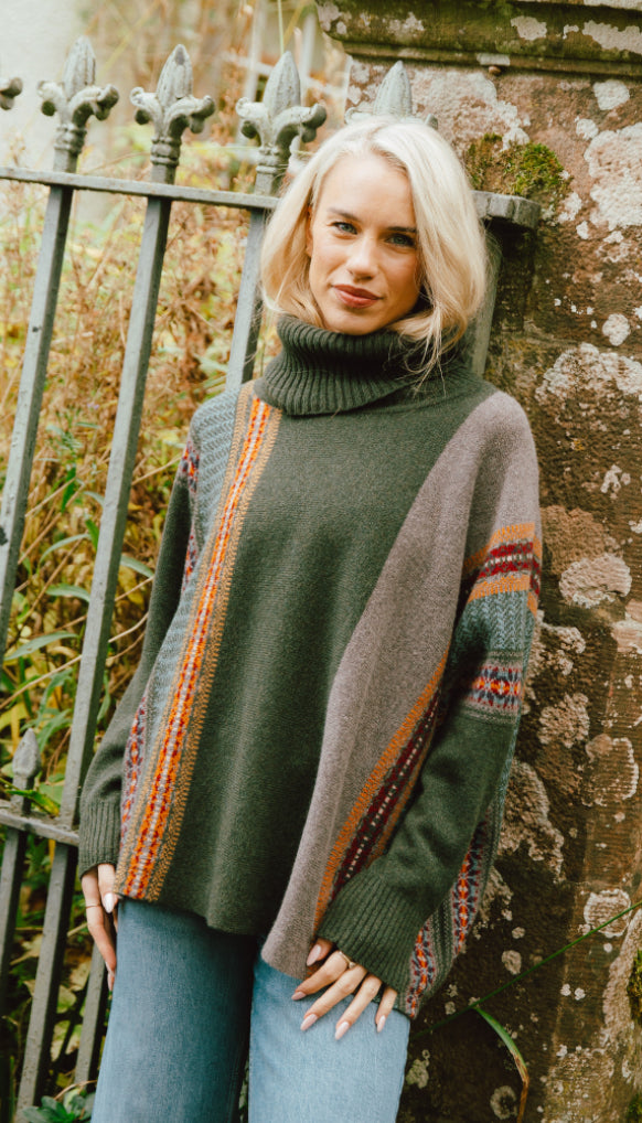 Eribe Montrose Cowl Sweater In Bracken