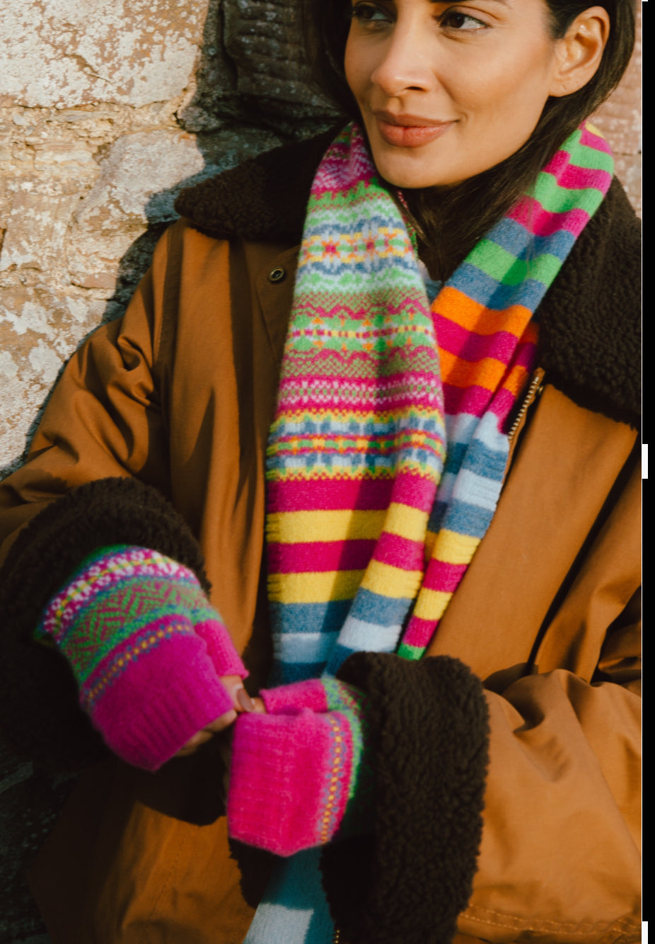 Eribe Stobo Open Mitt In Rosa