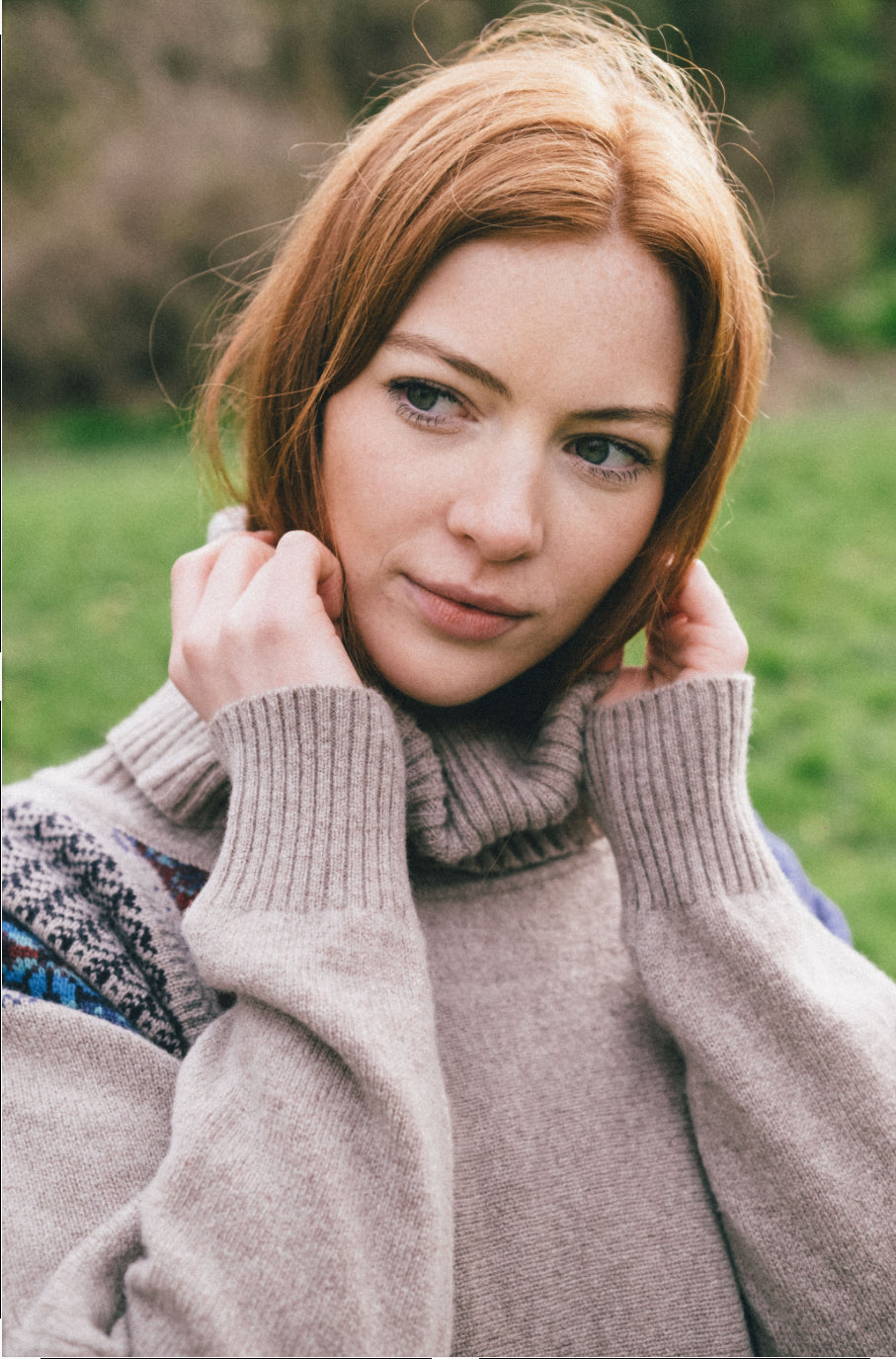 Eribe Montrose Cowl Sweater In Oban Sky