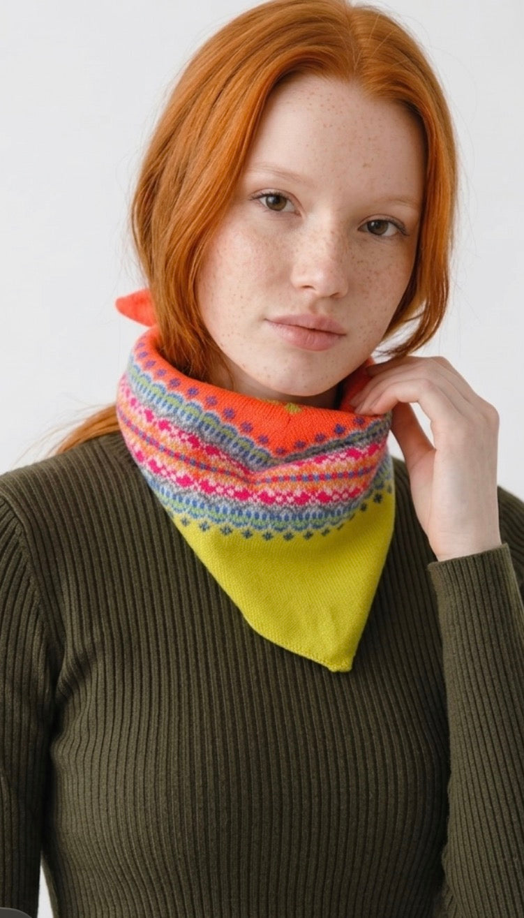 New Scottish Fairisle Neckerchiefs For In Charm-Bonnie