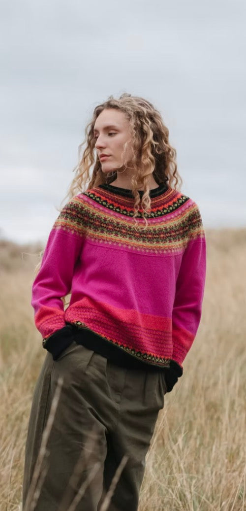 Eribe Alpine Sweater Fairisle In Salsa