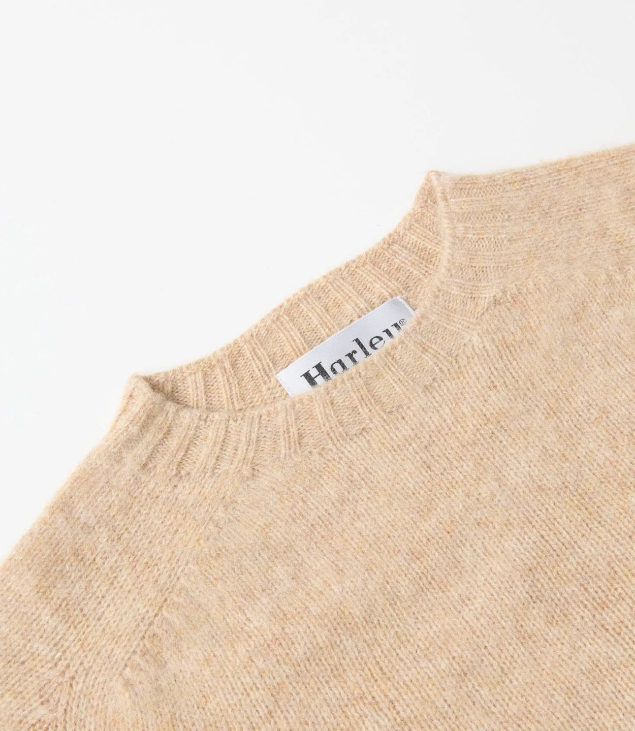 New Harley Of Scotland Crew Neck Sweater In Calico