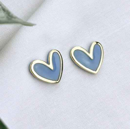 True Love Studs In Blue