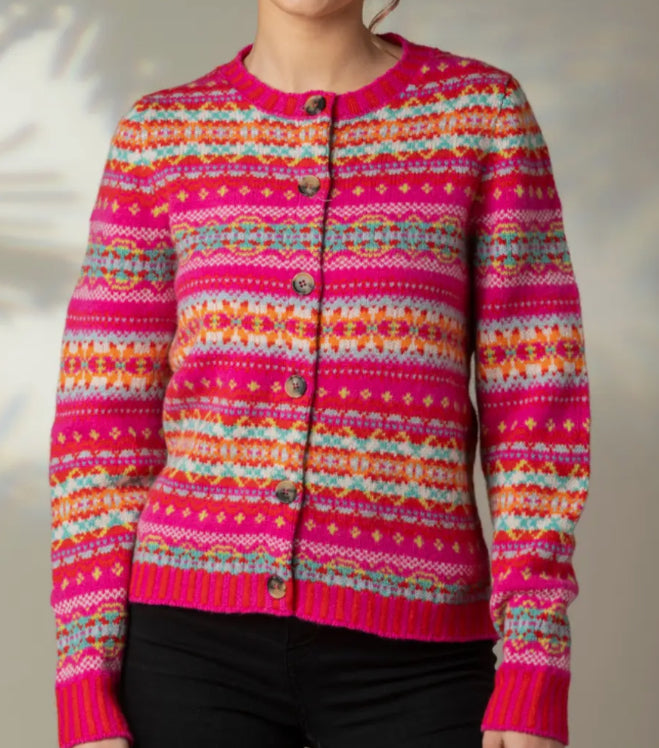 Eribe Kinross Cardigan In Foxglove