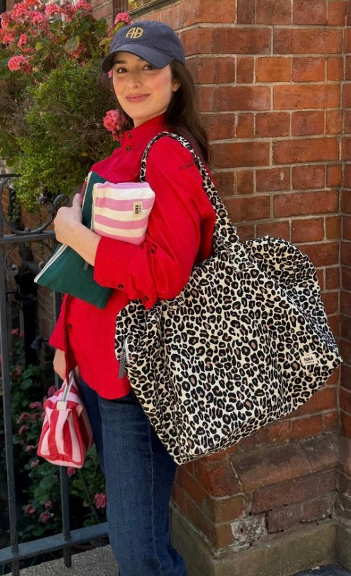 Roka Sloane Shoulder Bag In Savannah Leopard Print