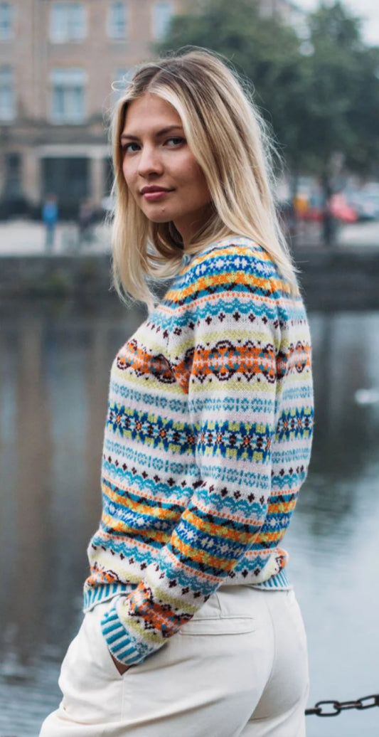 New Eribe Kinross Cardigan In Tulip