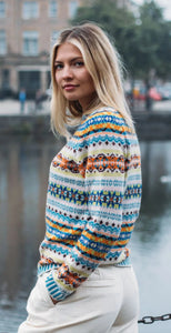 New Eribe Kinross Cardigan In Tulip