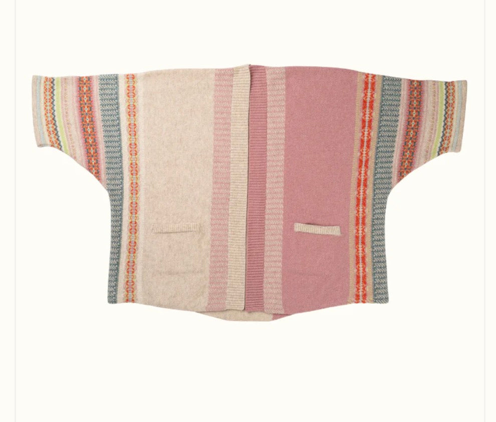New Eribe Knitwear Montrose Blanket Coat In Honey