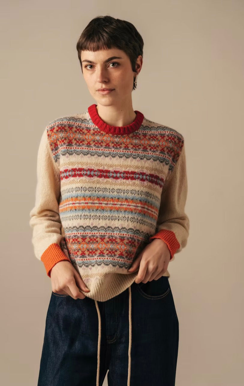 New Scottish Eribe Westray Block Sweater