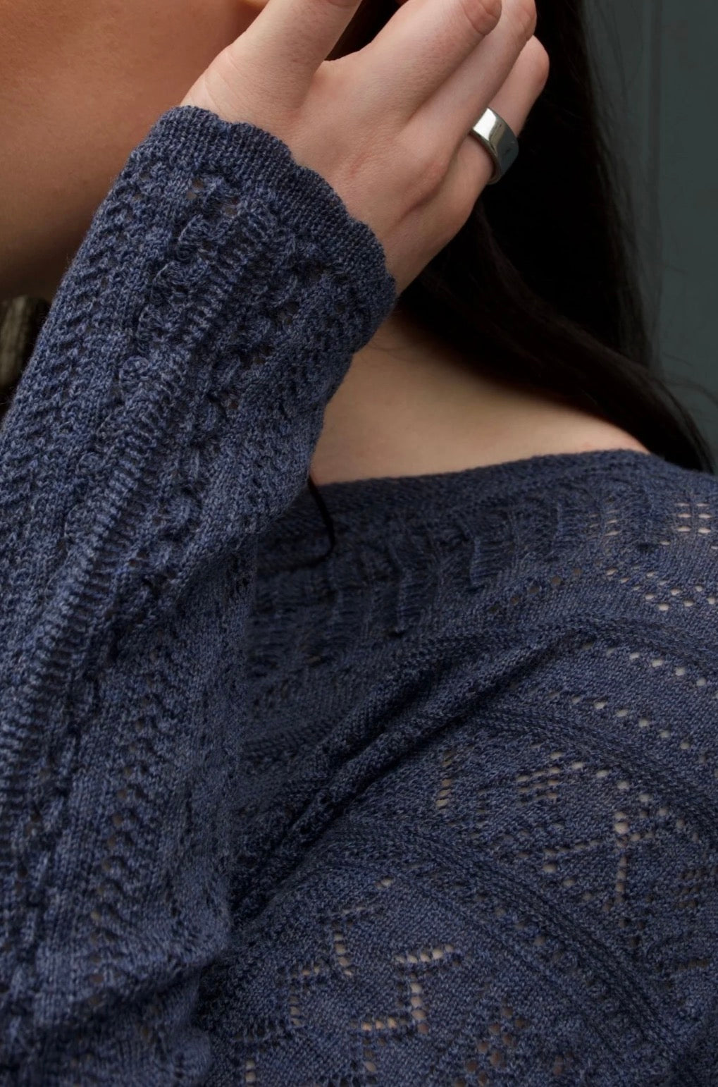 New Eribe Vaila Lace Merino Sweater
