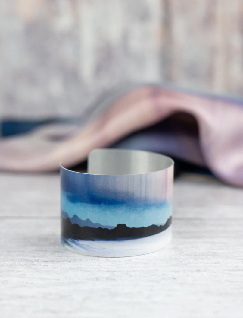Cath Water ‘Arisaig Aurora’ Aluminium Bangle
