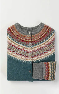 New Eribe Fairisle Alpine Cardigan In Lugano