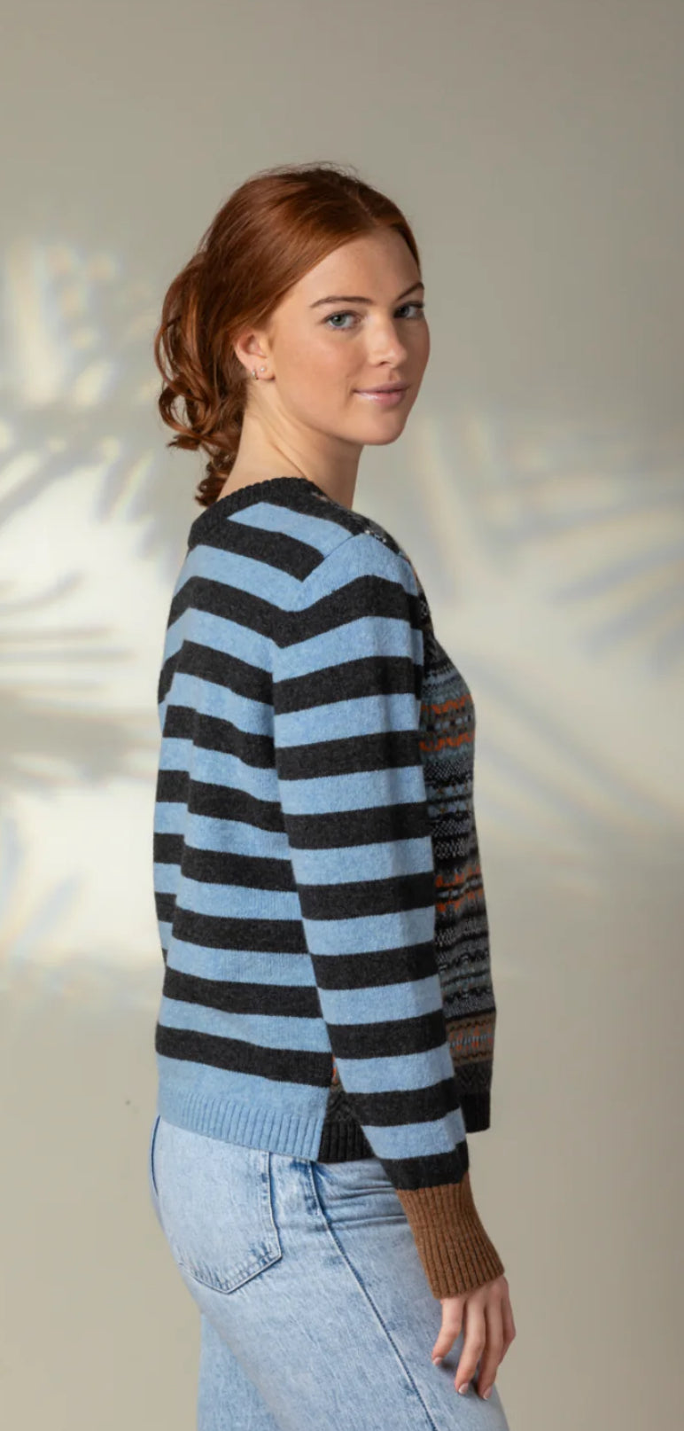 New Eribe Stobo Fairisle Sweater In Phoebe