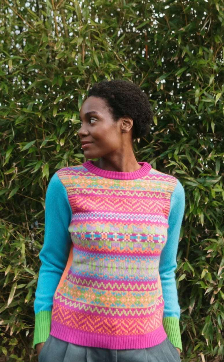 New Eribe Stobo Graffiti Sweater In Crackin