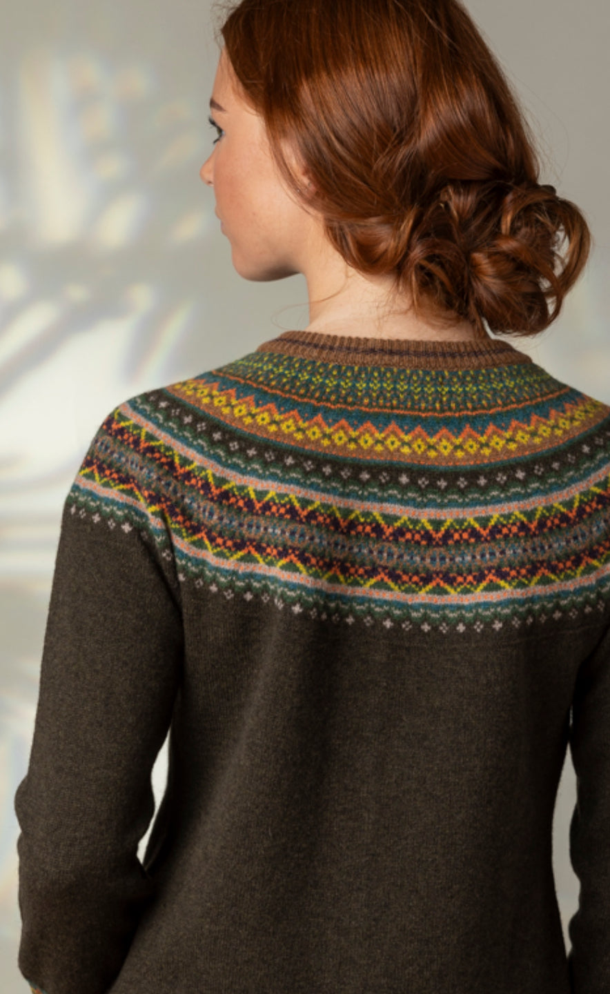 New Eribe Fairisle Alpine Cardigan In Highland