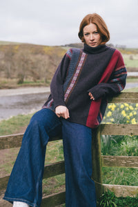 Eribe Montrose Cowl Sweater In Bramble