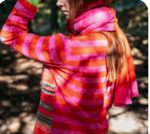New Eribe Stobo Cardigan In Rosa