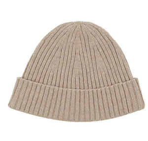 Chalk Ribbed Cecilia Beanie