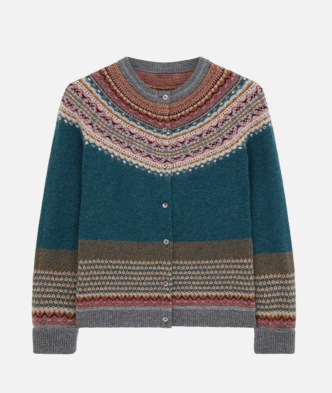 New Eribe Fairisle Alpine Cardigan In Lugano