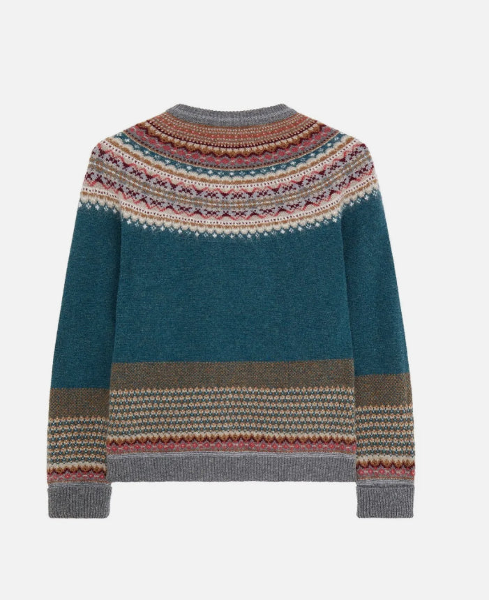 New Eribe Fairisle Alpine Cardigan In Lugano