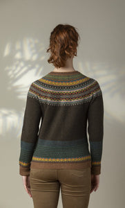 New Eribe Fairisle Alpine Cardigan In Highland