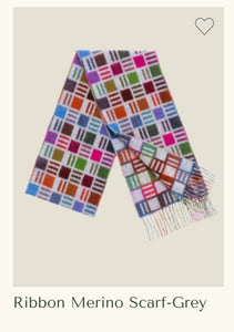 Brontë By Moon Merino Scarf - Grey