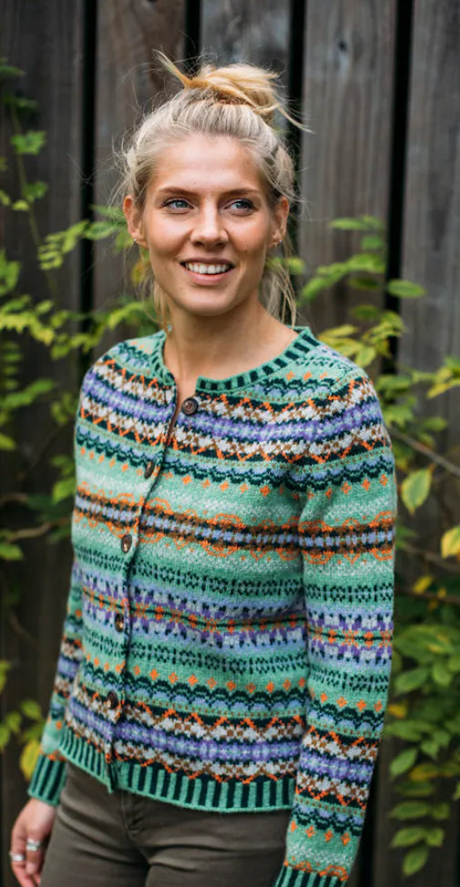 Sale Eribe Westray Cardigan In Meadow C4199