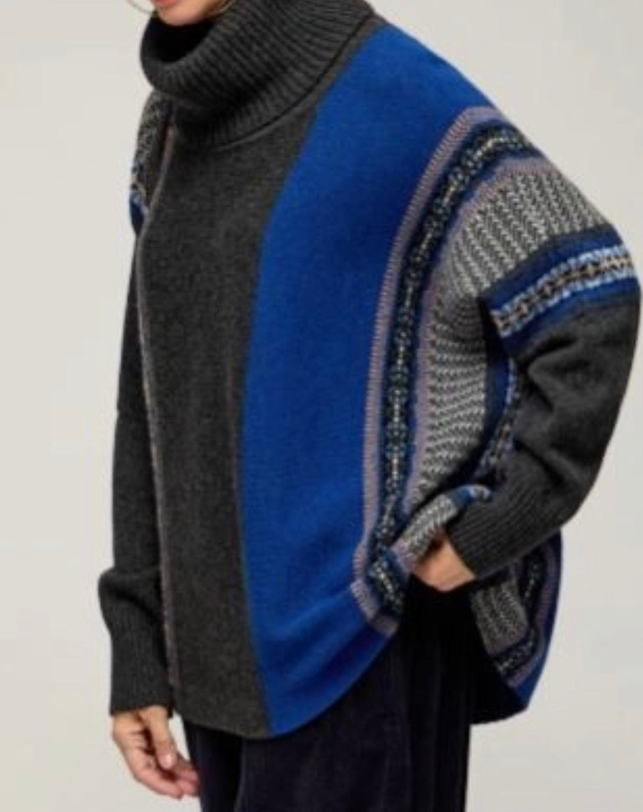Eribe Montrose Cowl Sweater In Hermes