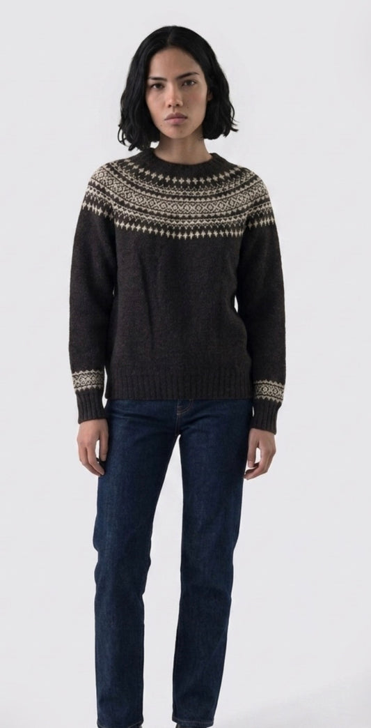 New Harley Of Scotland Fairisle In   Volcano