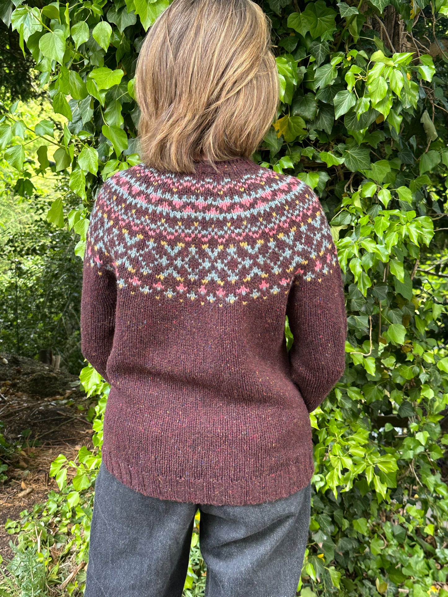 New Harley Of Scotland Chunky Fairisle In Lewis