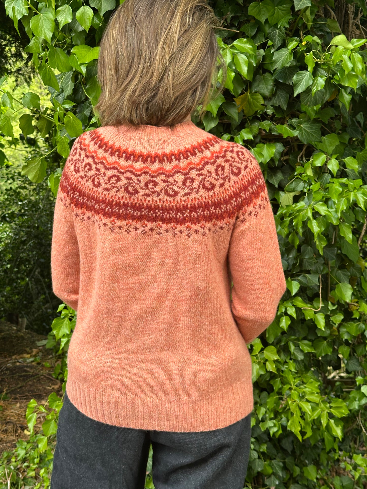 New Fairisle Crew Neck Sweater In Parfait