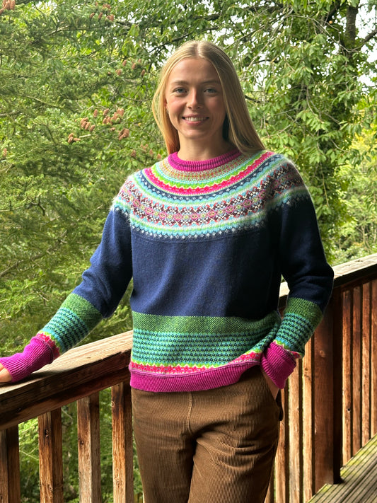 Eribe Alpine Sweater Fairisle In Tango